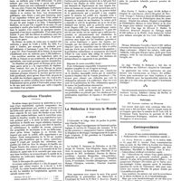 1175 - Page 1165 - Chroniques, variétés et informations. L'encombrement des carrières libérales / Questions fiscales [René Pinchon] / La médecine à travers le monde. Belgique / Brésil / États-Unis / Portugal / Correspondance. A propos d'une communication intitulée «tuberculome cérébral à évolution rapide»