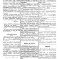 1193 - Page 1183 - Chroniques, variétés et informations. Livres nouveaux. Quimioterapia de la tuberculosis, par le Dr Luis Saye... (Espasa-Calpe S.A.), Madrid, 1927 [M. Nathan] / Asthma ; its diagnosis and treatment, par W. S. Thomas... (Hoeber, éditeur), New-York, 1928... [Ph. Pagniez] / Université de Paris. Clinique des maladies cutanées et syphilitiques / Universités de province. Centre anticancéreux de Strasbourg / Hôpitaux et hospices. Hôpital Broussais / Hôpital de Saint-Germain-en-Laye / Concours. Oto-rhino-laryngologiste des hôpitaux / Ophtalmologiste des hôpitaux / Nouvelles. Association des membres du corps enseignant des facultés de médecine de l'état / Congrès international de l'aviation sanitaire