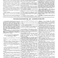 1194 - Page 1184 - Chroniques, variétés et informations. Nouvelles. Congrès international de l'aviation sanitaire / Congrès d'hygiène / Association des médecins et mutilés de guerre / Les médecins au club du Faubourg / Corps de santé militaire / Nécrologie / Renseignements et communiqués
