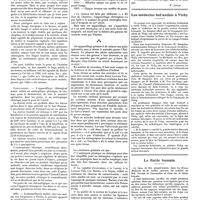 1206 - Page 1196 - Chroniques, variétés et informations. Aperçu historique de l'antisepsie et de l'asepsie. A propos d'un livre de Stewart Mc Kay sur la vie et l'oeuvre de Lawson Tait / Les médecins hollandais à Vichy / Le fluide humain