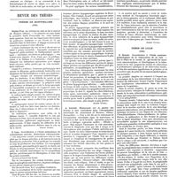 1220 - Page 1210 - Travaux originaux. Travail du service de M. Le prof. R. Le Fort de l'institut pasteur de Lille. Essai de pathogénie sur les syncinésies des hémiplégies organiques cérébrales. Par Paul Blanchet / Revue des thèses. Thèses de Montpellier. (1928). Eugène Truc. La lithiase du rein en fer à cheval (E. Montane, éditeur) [André Guibal] / G. Laux. Contribution à l'étude anatomique du sympathique pelvien. Déductions chirurgicales [André Guibal] / A. Laurent. Remarques sur la genèse des lésions et leur traitement dans l'invagination intestinale du nourrisson (E. Montane, éditeur, Montpellier) [André Guibal] / Thèse de Lille (1928). E. Houcke. Contribution à l'étude anatomo-pathologique de la tuberculose de la rate