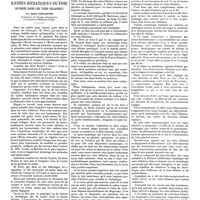 1227 - Page 1217 - Travaux originaux. Quelle conduite doit-on adopter dans le traitement des kystes hydatiques du foie ouverts dans les voies biliaires ? Par Henri Costantini...