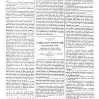 1228 - Page 1218 - Travaux originaux. Quelle conduite doit-on adopter dans le traitement des kystes hydatiques du foie ouverts dans les voies biliaires ? Par Henri Costantini... / Traitement de la tuberculose pulmonaire par les sels d'or. Sanocrysine des auteurs danois ou thiocrysine des usines du Rhone. Par MM. A. Farjon, P. Maizilly et P. Lefèvre