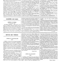 1268 - Page 1258 - Mouvement thérapeutique. L'action des dérivés de la phénylquinoline sur le foie / Bibliographie / Sociétés de Paris. Académie des sciences. 10 septembre 1928 / Revue des thèses. Thèses de Montpellier (1928). J. Dayot. A propos d'un cas de kyste hydatique du foie rompu dans les voies biliaires (Imprimerie de la manufacture de la Charité) [André Guibal] / Thèse de Bucarest (1927). D. Jonnesco. Recherches sur la rage (Bucarest, L. Geller, éditeur) [Robert Clément]