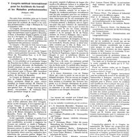 1301 - Page 1291 - Chroniques, variétés et informations. Ve Congrès médical international pour les accidents du travail et les maladies professionnelles (Budapest, 1928)