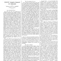 1317 - Page 1307 - Chroniques, variétés et informations. XXXVIIe Congrès français de chirurgie. Discours de M. A. Gosset...