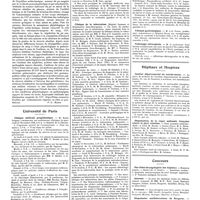 1321 - Page 1311 - Chroniques, variétés et informations. Livres nouveaux. Acidose et alcalose, par MM. Marcel Labbé..., et F. Nepveux... (Masson et Compagnie, éditeurs), Paris, 1928... [P-L. Marie] / Université de Paris. Clinique médicale propédeutique / Clinique de la tuberculose / Clinique gynécologique / Pathologie chirurgicale / Hôpitaux et hospices. Institut départemental de sourds-muets / Dispensaires de la ligue nationale française contre le péril vénérien / Concours. Oto-rhino-laryngologiste des hôpitaux / Internat / Externat / Dispensaire antituberculeux de Bergerac