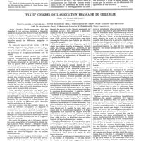 1342 - Page 1332 - Mouvement chirurgical. Le traitement des fistules urétérales par la radiothérapie du rein [J. Sénèque] / XXXVIIe Congrès de l'association française de chirurgie (Paris, 8-13 octobre 1928) (suite). Troisième question à l'ordre du jour : Suites éloignées de la trépanation du crane pour lésions traumatiques