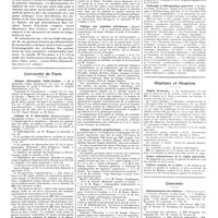1401 - Page 1391 - Chroniques, variétés et informations. Techniques modernes adaptées à l'enseignement de la cardiologie / Université de Paris. Clinique chirurgicale / Clinique de la tuberculose / Clinique des maladies infectieuses / Clinique médicale propédeutique / Hydrologie thérapeutique et climatologie / Pathologie et thérapeutique générales / Hôpitaux et hospices. Hôpital Broussais / Centre anticancéreux de la région parisienne / Enfants assistés de la Seine / Concours. Ophtalmologiste des hôpitaux / Internat