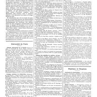 1433 - Page 1423 - Chroniques, variétés et informations. Les influences cosmiques. L'action du soleil et de la lune sur la naissance humaineTechniques modernes adaptées à l'enseignement de la cardiologie / Université de Paris. Clinique chirurgicale de la faculté / Clinique médicale de l'Hôtel-Dieu / Clinique des maladies cutanées et syphilitiques de la faculté à l'hôpital Saint-Louis / Clinique des maladies du système nerveux / Institut de médecine légale et de psychiatrie / Ecole centrale de puériculture / Hôpitaux et hospices. Assistants de consultations / Hôpital Beaujon