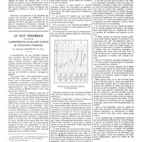 1440 - Page 1430 - Travaux originaux. Faculté de médecine de Paris. Clinique des maladies cutanées et syphilitiques. Leçon d'ouverture. De M. le professeur H. Gougerot / Le test thermique au cours de l'actinothérapie des malades suspects de tuberculose pulmonaire. Par Vincent Paschetta (de Nice)