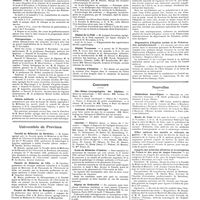 1449 - Page 1439 - Chroniques, variétés et informations. Université de Paris. Clinique médicale propédeutique / Cours d'hygiène et de clinique de la première enfance / Thérapeutique / Chimie médicale / Universités de province. Faculté de médecine de Bordeaux / Faculté de médecine de Lille / Faculté de médecine de Montpellier / Hôpitaux et hospices. Hôpital Lariboisière / Hôpital de la Pitié / Hôpital Trousseau / Créations d'hospices / Concours. Oto-rhino-laryngologiste des hôpitaux / Assistant d'électro-radiologie / Internat / Ecole de médecine d'Amiens / Hôpital de Rothschild / Comité d'hygiène sociale et de préservation antituberculeuse du Finistère / Dispensaires d'hygiène sociale et de préservation antituberculeuse / Nouvelles. Distinctions honorifiques / Musée de Caen / Office national des mutilés et réformés de guerre / Congrès des médecins aliénistes et neurologistes de France et des pays de langue française