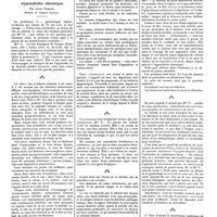1477 - Page 1467 - Petites cliniques de «la presse médicale». N° 57. Appendicite chronique. Par Louis Ramond...