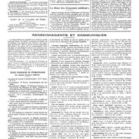 1498 - Page 1488 - Chroniques, variétés et informations. Concours. Electroradiologiste des hôpitaux / Internat / Nouvelles. Société de neurologie / Nécrologie / Actes de la faculté de Paris. Examens de doctorat / Thèses de doctorat / Le dîner du «concours médical» / Renseignements et communiqués