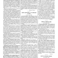 1577 - Page 1567 - Sociétés de Paris. Section d'études scientifiques de l'oeuvre de la tuberculose. 10 novembre 1928 / Société d'obstétrique et de gynécologie de Paris. 12 novembre 1928 / Société de médecine légale. 12 novembre 1928 / Société de pathologie comparée. 13 novembre 1928