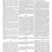 1632 - Page 1622 - Chroniques, variétés et informations. A propos d'aviation sanitaire. Seule la France berceau de l'aviation sanitaire ne possède pas d'aviation sanitaire civile [A. Tilmant] / La médecine à travers le monde. Brésil / Espagne / Russie / Correspondance. A propos du compte rendu de la discussion du rapport du Dr Bonain (de Brest) sur la physiologie de l'audition au récent Congrès de la société française d'oto-rhino-laryngologie, paru dans la Presse Médicale du 27 novembre [Dr Bonain] / Les médecins étrangers à Paris