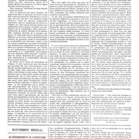 1657 - Page 1647 - Travaux originaux. Les trois lois fondamentales qui régissent le fonctionnement du système nerveux végétatif à l'état normal et pathologique. Par M. le professeur D. Daniélopolu... / Mouvement médical. Le démembrement de l'emphysème
