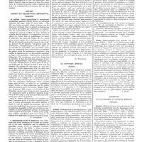 0045 - Page 23 - Bratislavske Lekarske Listy (Bratislava). Klein. Sarcome primitif de la rate / SRPSKI Archiv za Selokupno Lekarstvo (Belgrade). D. Antitch. Ictère syphilitique et syphilo-salvarsanique précoce / O. Rougitchitch et Mlle N. Baitcheva. Sur l'étiologie des abcès multiples de la peau du nourrisson et sur leur traitement par la méthode de Besredka / La riforma medica (Naples). Brugi. La glycémie dans l'infection mélitensique / Arnuzzi. Pathogénie de la dermatite due à «rhus toxicodendron» / Lusena. Splénomégalie avec mycose / Archivio di Patologia e clinica Medica (Bologne). Cassano. Métabolisme intermédiaire des graisses, en particulier chez les hépatiques