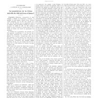 0013 - Page 13 - Chroniques, variétés et informations. Contribution à l'étude de la démographie. La population de la Chine est-elle de 400 millions d'âmes ?