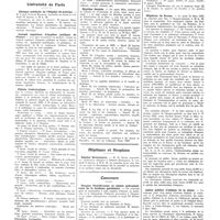 0038 - Page 38 - Chroniques, variétés et informations. Livres nouveaux. Atlas de anatomia del organo del oido y de las regiones con él vinculadas (Atlas d'anatomie de l'organe de l'ouïe et des régions annexes par le prof. Pedro Belou. Buenos-Aires, 1930 [Lubet-Barbon] / Université de Paris. Clinique médicale de l'hôpital St-Antoine / Conseil supérieur d'hygiène publique de France / Chimie toxicologique / Hygiène sociale / Hôpitaux et hospices. Hôpital Bretonneau / Concours. Hospice Paul-Brousse et centre anti-cancéreux de la banlieue parisienne / Hôpitaux de Rouen / Asiles publics d'aliénés de la Seine