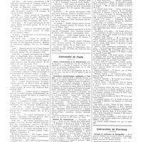 0118 - Page 118 - Chroniques, variétés et informations. Liste des congrès et manifestations médicales qui auront lieu au cours de l'année 1932 / Université de Paris. Chaire d'hydrologie et de climatologie / Technique physiologique appliquée à l'animal / Institut de criminologie / Universités de province. Faculté de médecine de Montpellier / Ecole de médecine de Grenoble