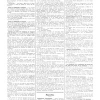 0119 - Page 119 - Chroniques, variétés et informations. Concours. Electro-radiologiste des hôpitaux / Ecole de médecine d'Amiens / Ecole de médecine de Rouen / Service de santé des hôpitaux et hospices civils de Paris / Nouvelles. Distinctions honorifiques / Réunion hydrologique et climatologique de Montpellier / Société d'hydrologie et de climatologie médicale de Paris / Institut prophylactique / Le chauffage et la ventilation en circuit fermé dans les écoles et les hôpitaux / Pour le logement des médecins / Tribunaux départementaux des pensions