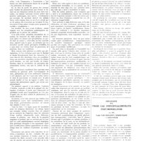 0141 - Page 141 - Travaux originaux. Immunité humorale acquise et floculation. Complexité du problème de l'immunité. Ses modalités. Par Auguste Lumière... / Réflexions sur trois cas d'encéphalomyélite post-morbilleuse. Par MM. Ludo Van Bogaert, Borremans et Couvreur...
