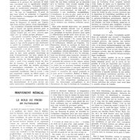 0144 - Page 144 - Travaux originaux. Réflexions sur trois cas d'encéphalomyélite post-morbilleuse. Par MM. Ludo Van Bogaert, Borremans et Couvreur... / Mouvement médical. Le rôle du froid en pathologie