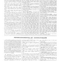 0160 - Page 160 - Chroniques, variétés et informations. Nouvelles. Distinctions honorifiques / Assemblée générale annuelle du syndicat national des phtisiologues / Voyages de pâques / Corps de santé militaire / Service de santé de la marine / Nécrologie / Renseignements et communiqués