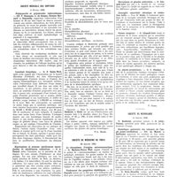 0225 - Page 225 - Sociétés de Paris. Société de chirurgie. 27 janvier 1932 / Société médicale des hôpitaux. 5 février 1932 / Société de médecine de Paris. 23 janvier 1932 / Société de neurologie. 14 janvier 1932