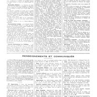 0232 - Page 232 - Chroniques, variétés et informations. Nouvelles. Création d'un centre médico-social / Société française d'ophtalmologie / Montpellier médical / Documentation sociale / Congrès international de l'asthme / Corps de santé des troupes coloniales / Naturalisation / Admission à domicile / Nécrologie / Renseignements et communiqués