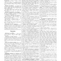 0255 - Page 255 - Chroniques, variétés et informations. Concours. Chirurgien des hôpitaux / Médecins des hôpitaux / Oto-rhino-laryngologiste des hôpitaux / Sanatorium des P.T.T. Montfaucon / Nouvelles. Distinctions honorifiques / Conférences de l'hôtel Chambon / Collège des sciences sociales / Institut général psychologique / Commission supérieure de classement des établissements / Fondation de l'assemblée française de médecine générale / Croisière dans les régions polaires / XIVe congrès international de physiologie / Le LVe congrès de l'association française pour l'avancement des sciences / IIe congrès international de médecine tropicale / VIIe congrès de médecine légale de langue française / Corps de santé militaire