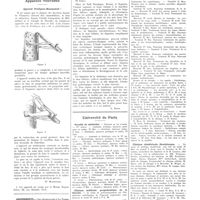 0270 - Page 270 - Chroniques, variétés et informations. Le procès de Lübeck et le BCG (Havas, Lübeck, 6 février) / Appareils nouveaux. Appareil Pouliquen-Masmonteil / Livres nouveaux. Hépatites et cirrhose, par Guy Albot... Préface du prof. G. Roussy... (Masson et Compagnie, éditeurs), Paris, 1931... [L. Rivet] / Université de Paris. Faculté de médecine / Clinique médicale propédeutique de la charité / Clinique des maladies cutanées et syphilitiques / Clinique obstétricale Baudelocque