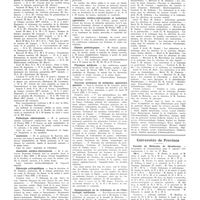 0271 - Page 271 - Chroniques, variétés et informations. Université de Paris. Clinique obstétricale Baudelocque / Pathologie chirurgicale / Anatomie / Anatomie médico-chirurgicale / Chirurgie orthopédique / Anatomie médico-chirurgicale et technique opératoire / Chimie pathologique / Physique médicale / Travaux pratiques de médecine opératoire spéciale / Enseignement de la radiologie et de l'électrologie médicales / Universités de province. Faculté de médecine de Strasbourg