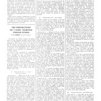 0332 - Page 332 - Travaux originaux. Quelques modifications de technique dans l'amputation inter-scapulo-thoracique. Par Maurice Patel... / Des perforations de l'anse sigmoïde d'origine interne. Par G. Aigrot...