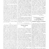 0348 - Page 348 - Chroniques, variétés et informations. Un maître naturaliste. Raymond Rollinat / Édouad Martin (1844-1931) [Nécrologie] [André Bergeron] / L'enseignement médical en France à l'usage des médecins et étudiants français et étrangers