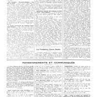 0352 - Page 352 - Chroniques, variétés et informations. Nouvelles. Comité de secours aux victimes du cyclone de la Réunion / Oeuvre Grancher / XVIe croisière «Bruxelles-Médical» aux Iles de Soleil / 5e réunion provinciale des médecins hygiénistes français / Association amicale des médecins du Nord à Paris «Nord Médical» / La fondation Pierre Budin / Renseignements et communiqués