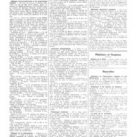 0367 - Page 367 - Chroniques, variétés et informations. Université de Paris. Hygiène et clinique de la première enfance / Clinique d'accouchements et de gynécologie Tarnier / Clinique de la tuberculose / Anatomie pathologique / Pathologie médicale / Laboratoire de bactériologie / Médecine opératoire spéciale / Hôpitaux et hospices. Hôpital de la pitié / Nouvelles. Ministère de l'instruction publique et des Beaux-Arts / Hommage à M. Ernest de Massary / Le gala de la médecine