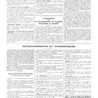 0392 - Page 392 - Chroniques, variétés et informations. Nouvelles. IIe congrès international de la Lumière / A la mémoire de M. Ch. Dujarier / Admission à domicile / Commission de préservation des maladies vénériennes / Anthologie littéraire du corps médical / Corps de santé militaire / L'association pour le développement de l'hygiène maternelle et infantile / Renseignements et communiqués