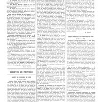0423 - Page 423 - Sociétés de Paris. Société française d'urologie. 15 février 1932 / Sociétés de province. Société de chirurgie de Lyon. 25 février 1932 / Société médicale des hôpitaux de Lyon. 23 février 1932