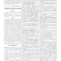 0430 - Page 430 - Chroniques, variétés et informations. La Faculté de médecine et les études classiques / La médecine à travers le monde. Allemagne / Écosse / Livres nouveaux. Chirurgie de la tête et du cou, par C. Lenormant et P. Brocq... (Masson et Compagnie, édit.), Paris... [J. Sénèque] / Université de Paris. Faculté de médecine / Clinique médicale de l'Hôtel-Dieu / Clinique médicale propédeutique / Clinique thérapeutique médicale / Cours de perfectionnement de l'institut du cancer