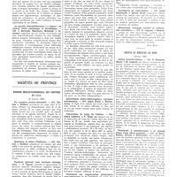 0441 - Page 441 - Sociétés de Paris. Société de neurologie. 18 février 1932 / Sociétés de province. Réunion médico-chirurgicale des hôpitaux de Lille. 18 janvier 1932 / Société de médecine du Nord. Février 1932