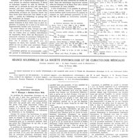 0459 - Page 459 - Travaux originaux. Rupture sous-cutanée du tendon du long extenseur du pouce. Par Jean-Louis Lapeyre / Bibliographie / Séance solennelle de la société d'hydrologie et de climatologie médicales. Réunion commune avec «La ligue française contre le rhumatisme» (Paris, 15 février 1932) / 1er rapport : les rhumatismes chroniques. MM. F. Bezançon et Mathieu-Pierre Weil