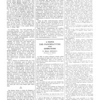 0507 - Page 507 - Travaux originaux. Chirurgie et lithiase aseptique de la vésicule biliaire. Lithiase vésiculaire sans cholécystite. Par MM. Léon Bérard et Pierre Mallet-Guy / A propos des pancréatites dites oedémateuses. Par Robert Soupault...
