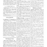 0563 - Page 559 - Chroniques, variétés et informations. La médecine à travers le monde. Roumanie / Livres nouveaux. Du pneumothorax à la phrénicectomie, par Jean Morin... (Masson et Compagnie, éditeurs) [A. Ravina] / Université de Paris. Clinique médicale thérapeutique, pitié / Clinique médicale propédeutique de la charité / Puériculture / Anatomie pathologique / Hôpitaux et hospices. Association d'enseignement médical des hôpitaux de Paris
