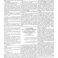0572 - Page 568 - Travaux originaux. Travail du laboratoire de pathologie générale de l'université de Bruxelles (Professeur de Meyer). Interprétation nouvelle des électrocardiogrammes dits de prépondérance et de l'inapplication de la loi d'Einthoven en pathologie. Par MM. J. de Meyer... et F. de Ruyter... / Le dynamisme de la démence précoce. A quoi rêvent les déments précoces ? La psychanalyse pharmacodynamique permet d'explorer leur psychisme. Par C. Pascal...