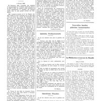 0583 - Page 579 - Chroniques, variétés et informations. Le professeur Jacques Silhol / Société française d'histoire de la médecine. 6 février 1932 / Intérêts professionnels / Questions fiscales / Nouvelles bandes plâtrées instantanées / La médecine à travers le monde. Angleterre / Écosse