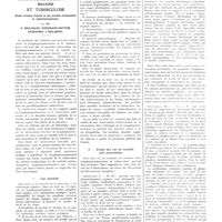 0697 - Page 693 - Travaux originaux. Lymphogranulomatose maligne et tuberculose. Etude critique d'après 6 cas étudiés cliniquement et expérimentalement. Par MM. F. Bezançon, Weismann-Netter, Oumansky et Delarue