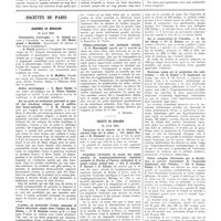 0701 - Page 697 - Travaux originaux. Clinique I chirurgicale. Hôpital Coltzea, Bucarest. Technique opératoire pour la thyroidectomie intracapsulaire partielle dans les goitres endémiques telle qu'on la pratique à la clinique chirurgicale I de Bucarest. Par MM. C. Angelesco... et G. Buzoïanu... / Sociétés de Paris. Académie de médecine. 19 avril 1932 / Société de biologie. 23 avril 1932