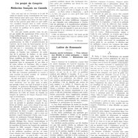 0709 - Page 705 - Chroniques, variétés et informations. Un projet de congrès de médecins français au Canada / Lettre de Roumanie. Examens psycho-techniques. Virus tuberculeux filtrable et action pathogène. Centre moteur de l'utérus. Mésentérium commune